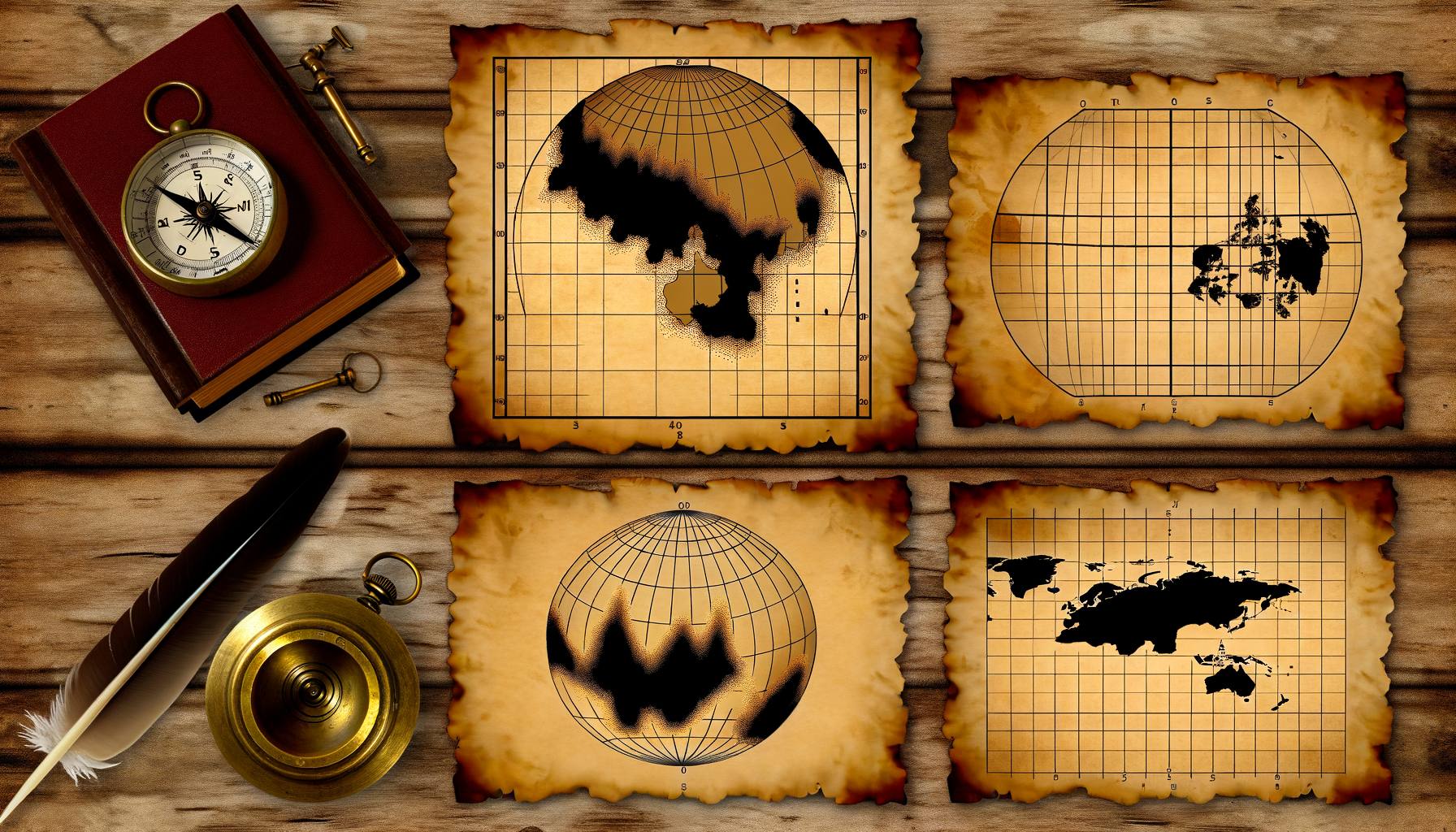 The History of Different Map Projections