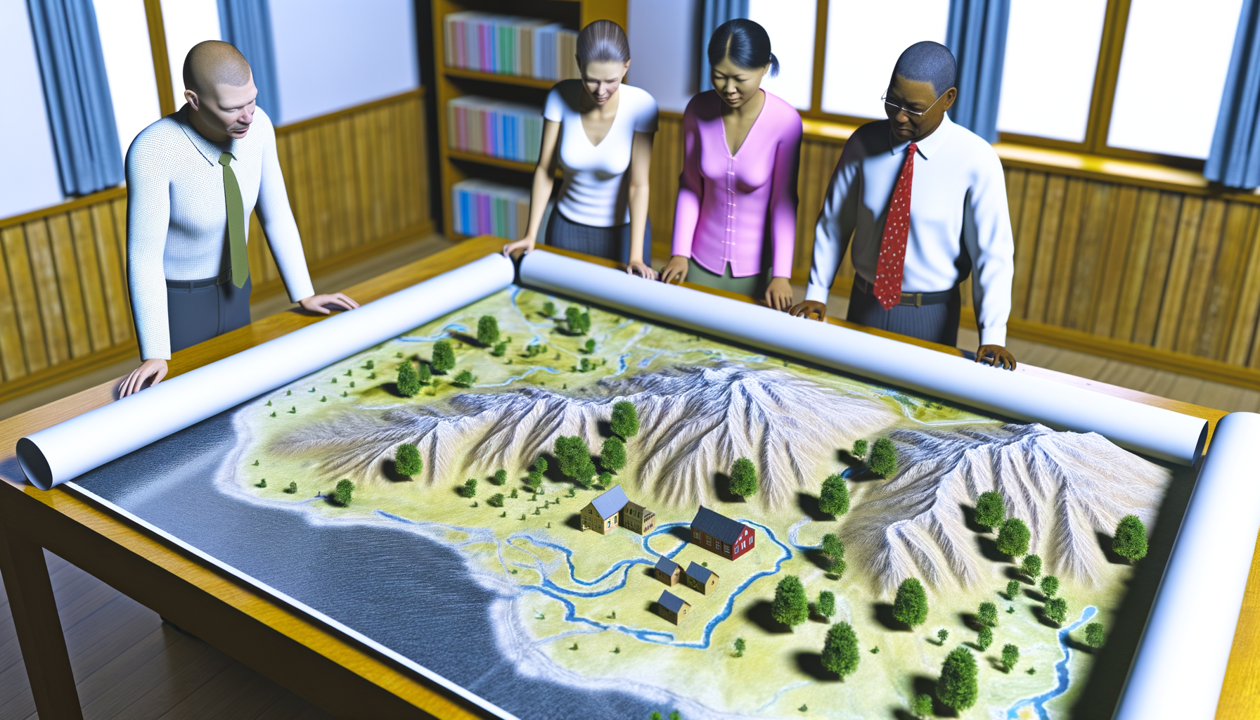 Benefits of Raised Relief Maps for Visualizing Terrain