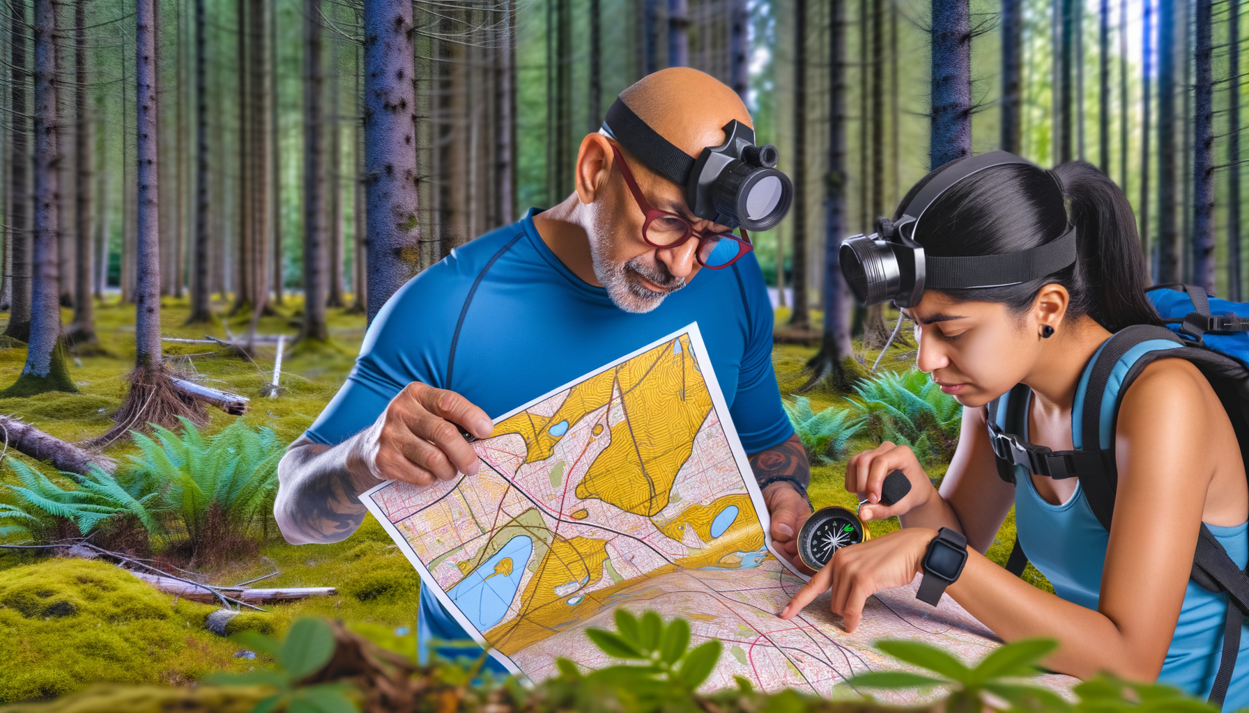 Using Maps for Orienteering and Navigation Sports