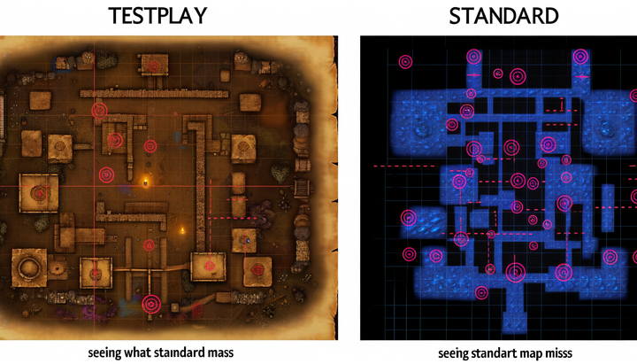 TESTPLAY Detail: See What Standard Maps Miss