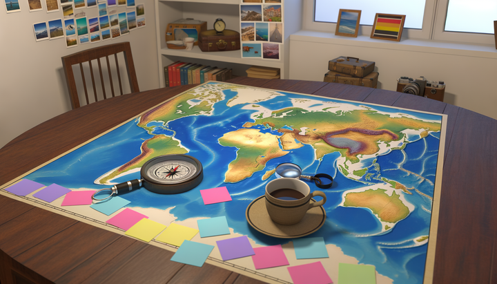 Travel Planning with Raised Relief Maps