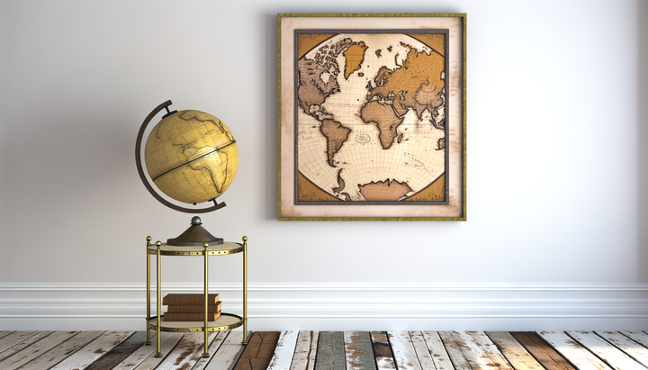 Unique Decor Ideas Using Vintage Maps and Globes