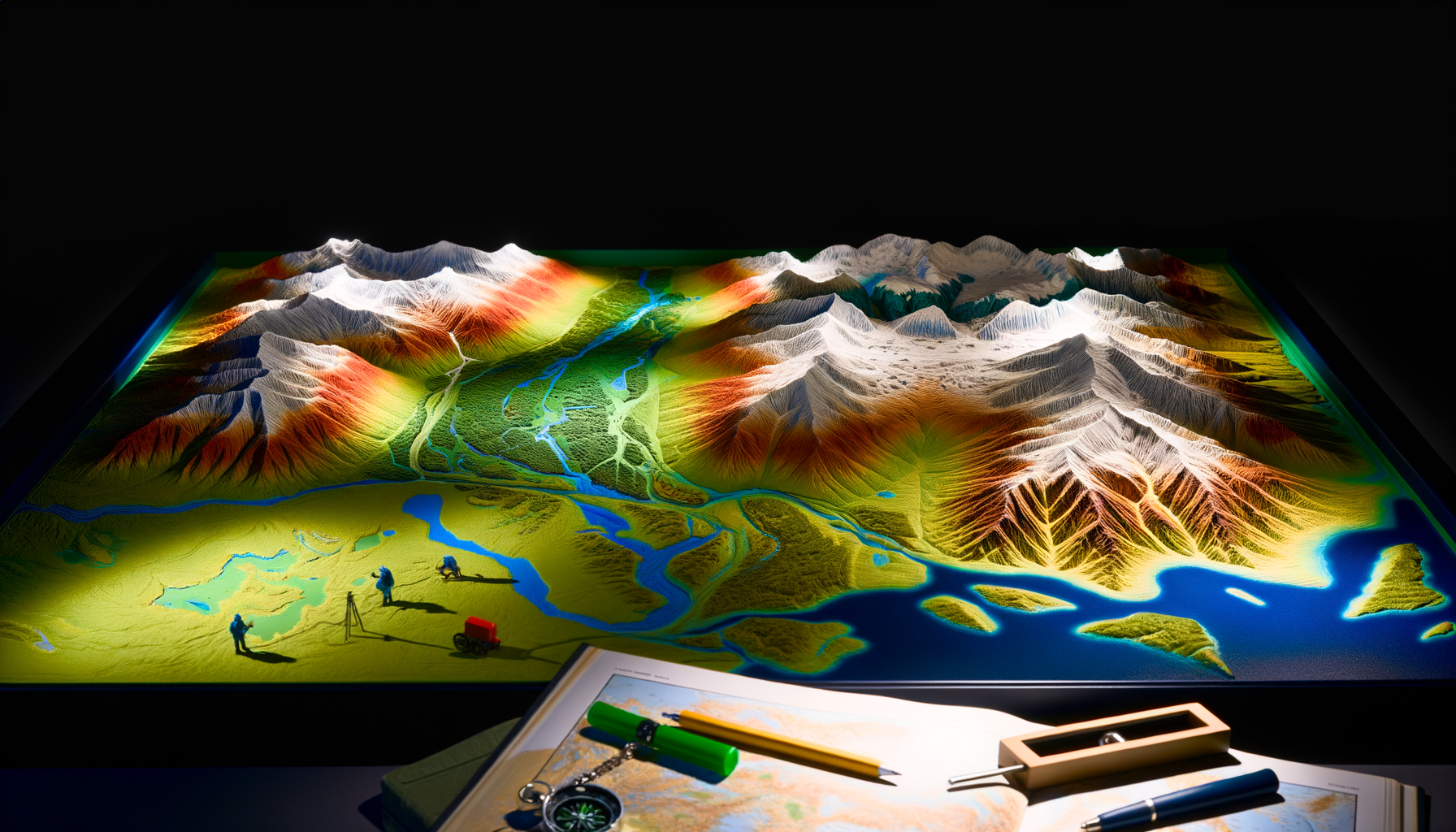 The Beauty of Topography: Exploring Landscapes with Raised Relief Maps