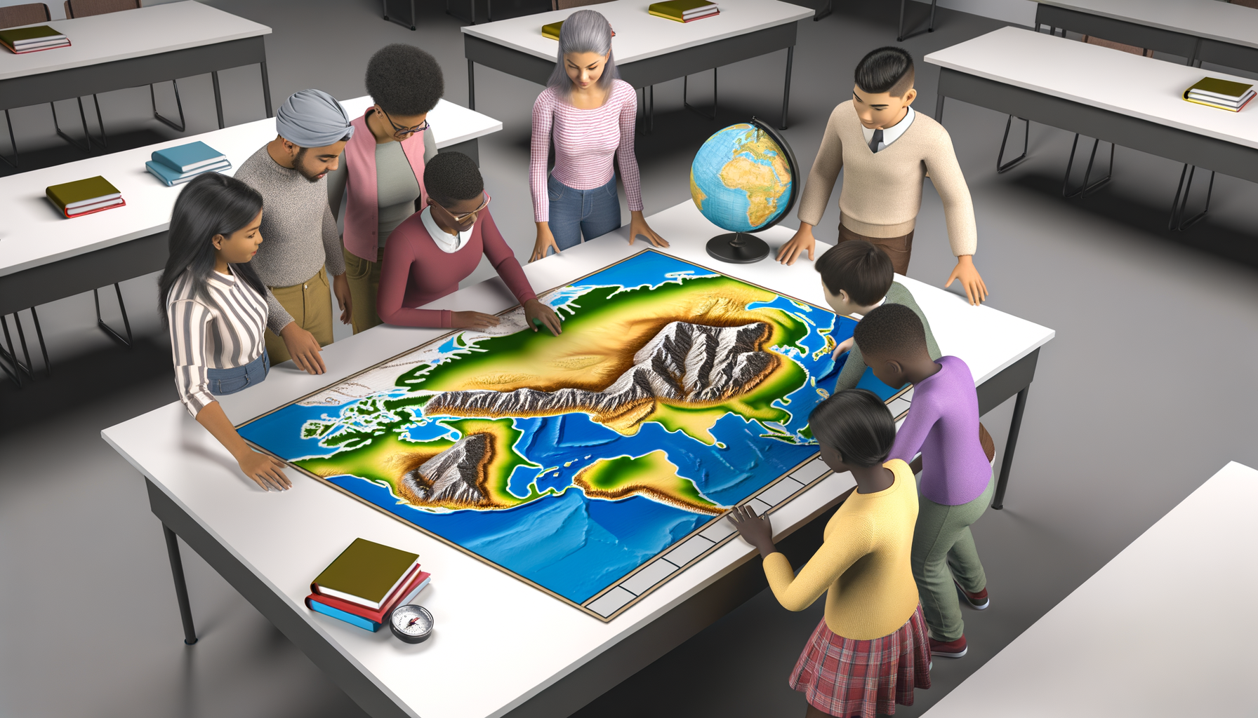 Educational Activities with Raised Relief Maps