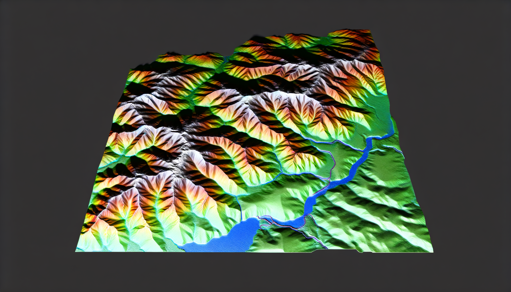 The Artistic Value of TESTPLAY 3D Topographical Maps