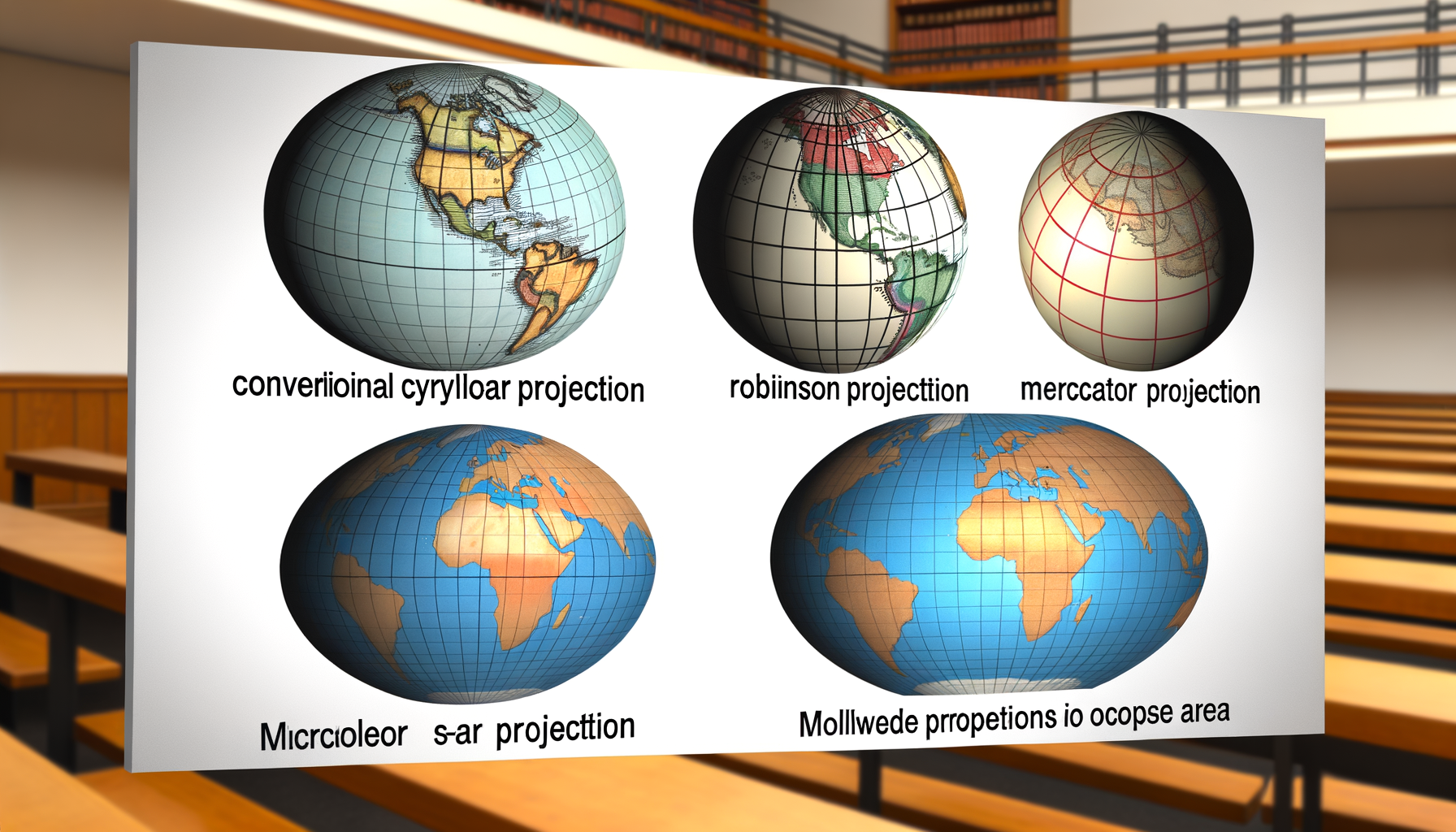 Understanding Different Globe Projections