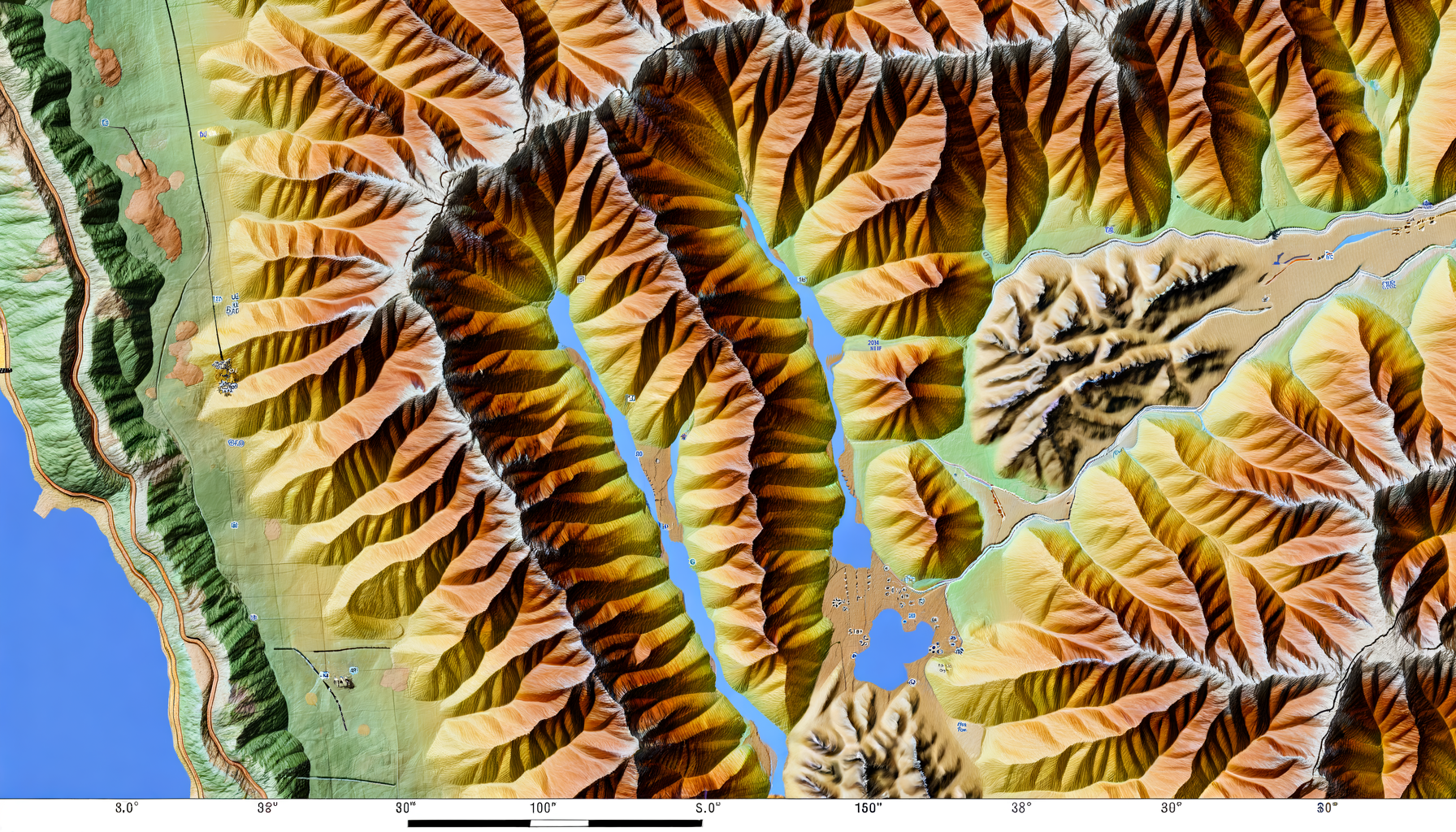 Raised Relief Maps for Teaching About Valleys and Canyons