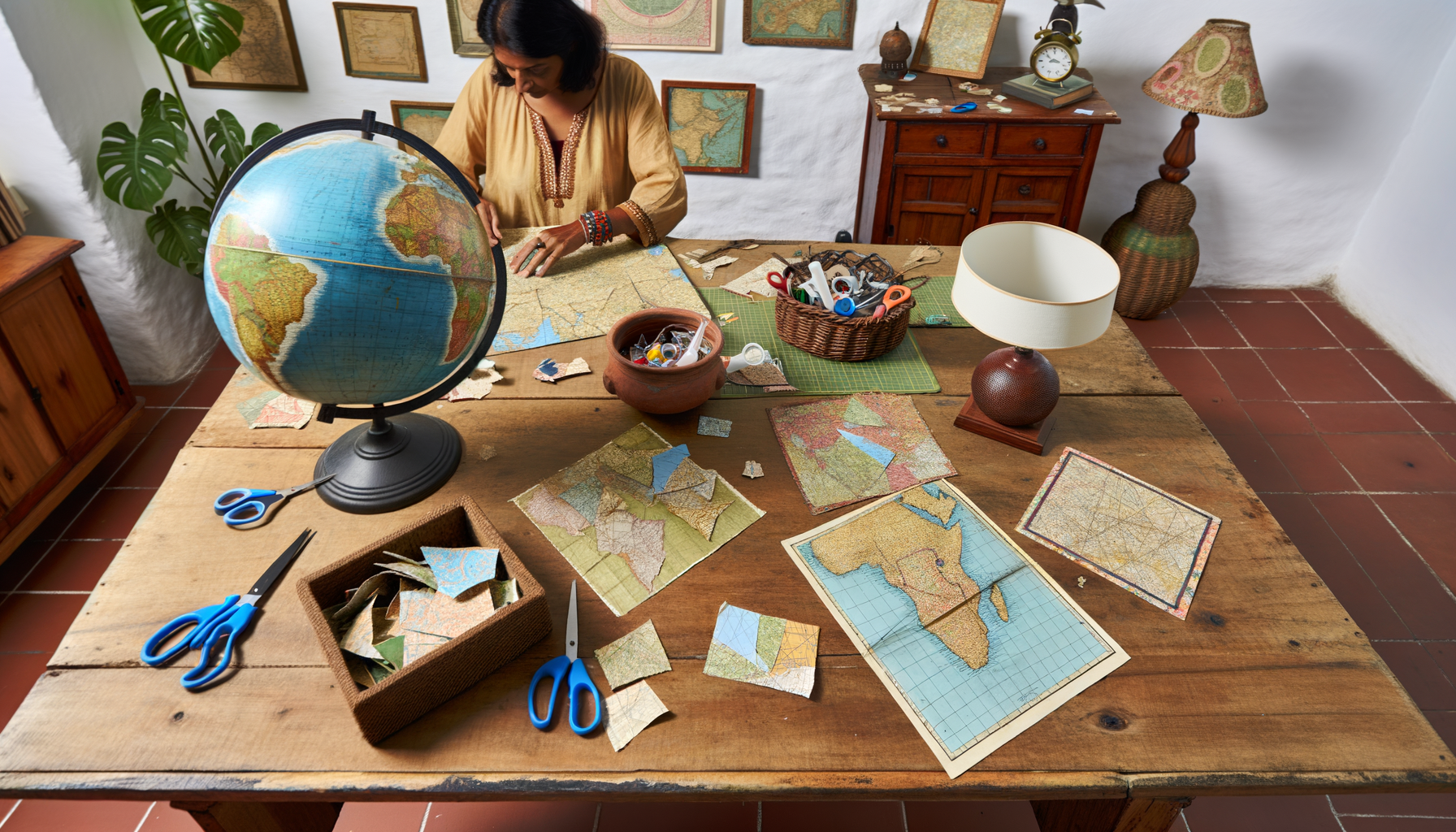 Fun Craft Ideas with Old Maps
