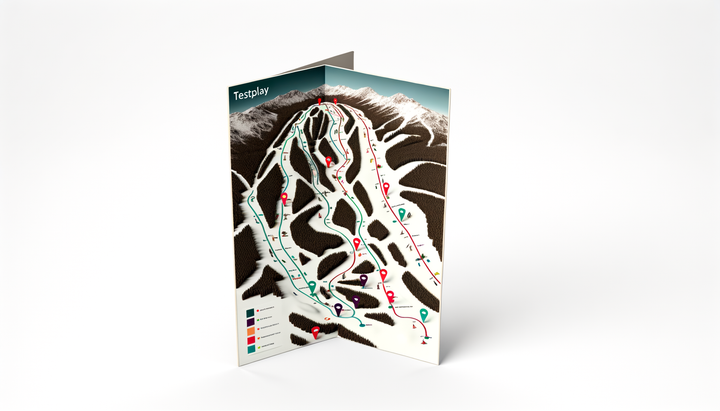 Unique Ski Gift Ideas: The TESTPLAY 3D Map
