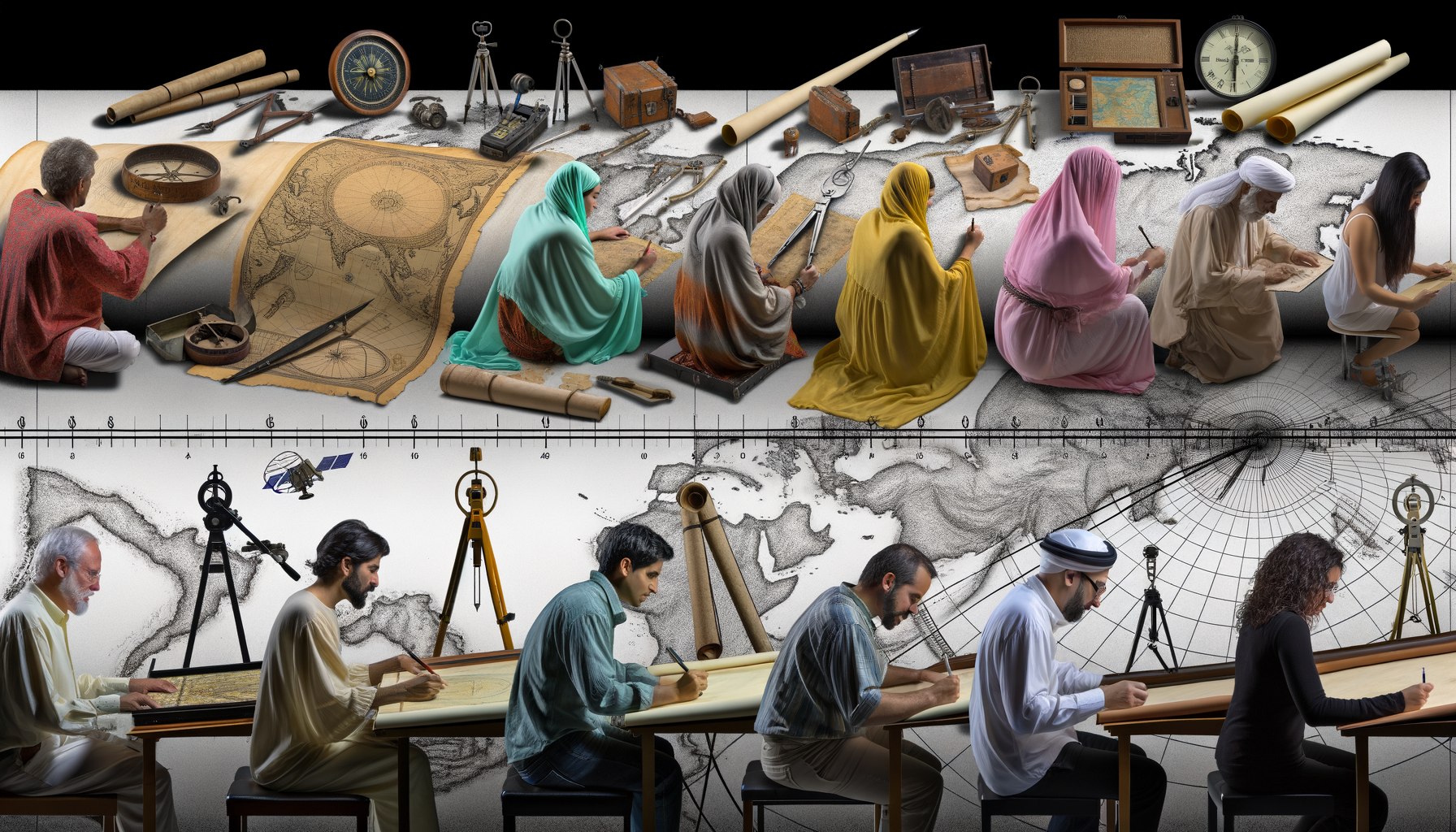 The History of Mapmaking Tools and Techniques