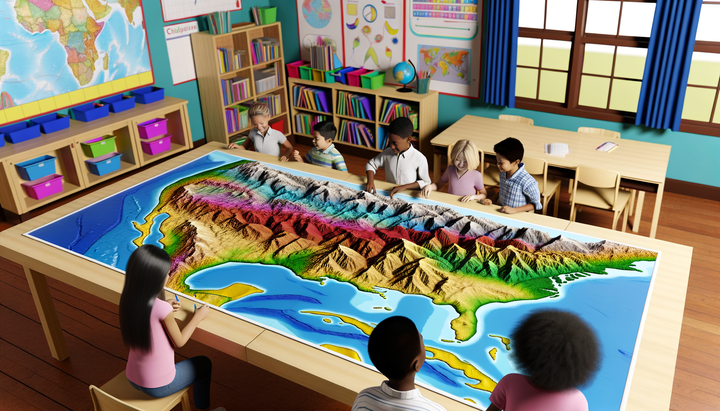 Why Raised Relief Maps Are Perfect for Classrooms