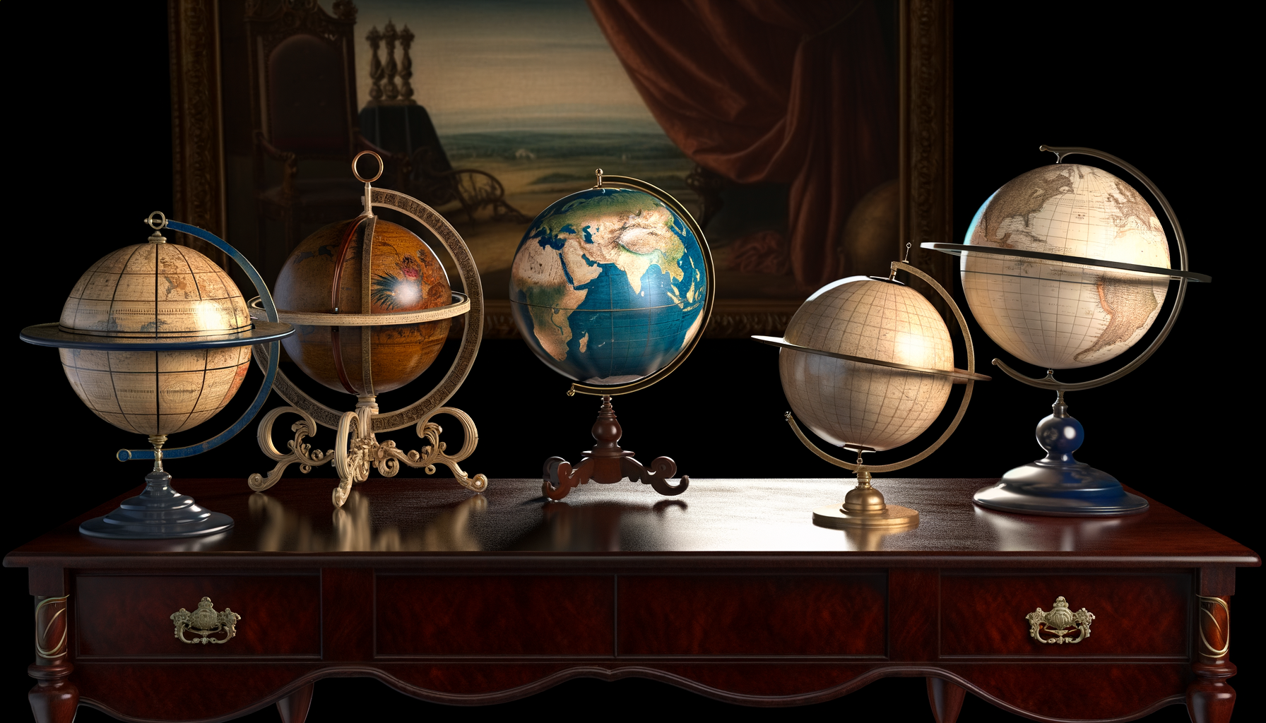 The History of globes as Status Symbols