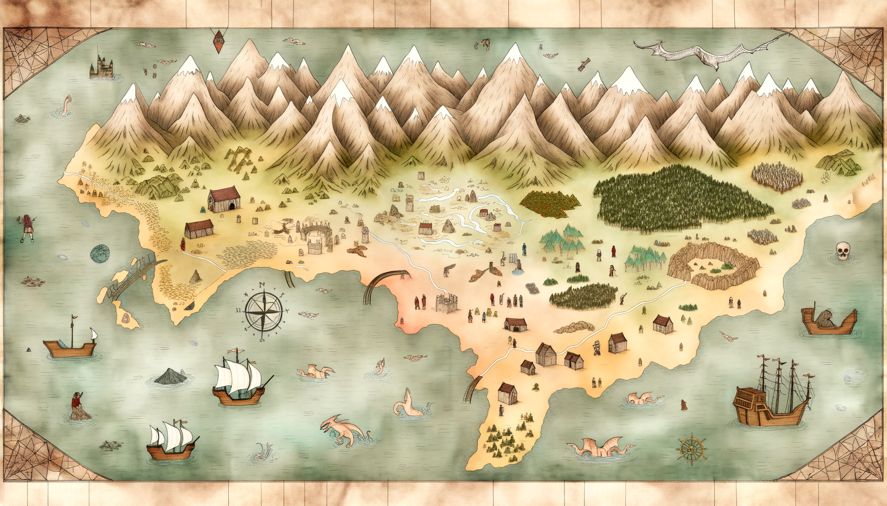 The Artistic Appeal of Illustrated Maps