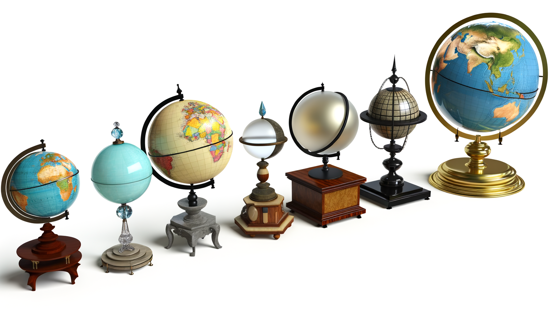 Finding Globes with Unique Stands and Bases