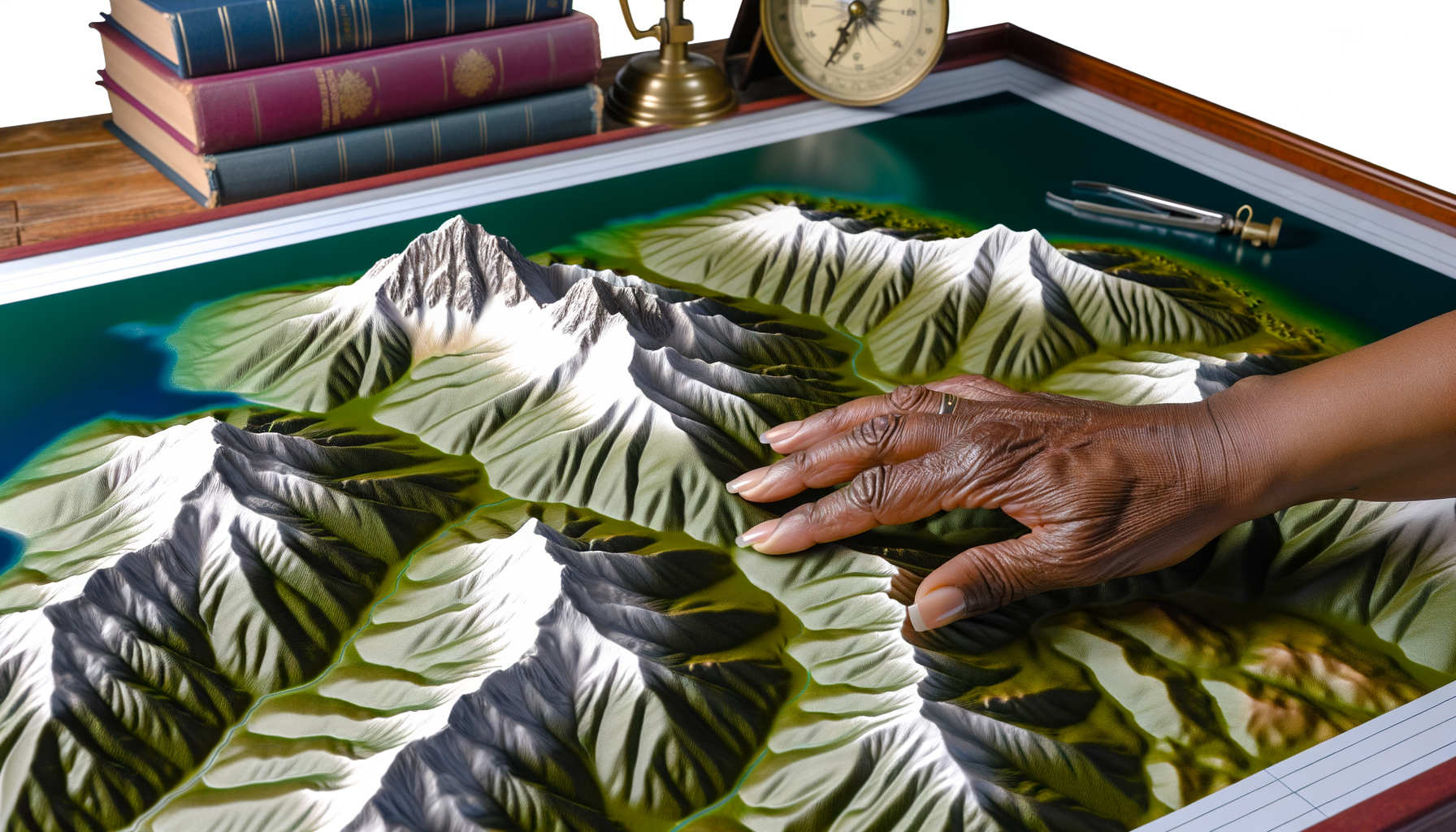 Feel the Peaks: The Unique Experience of Raised Relief Maps