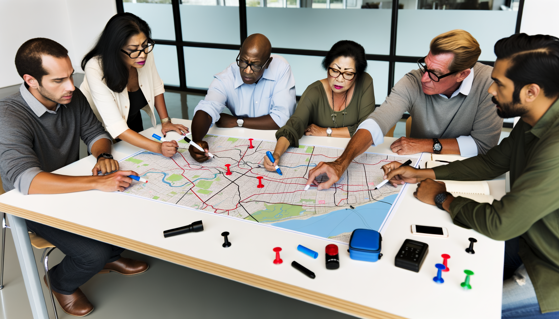 Using Maps for Disaster Preparedness and Evacuation