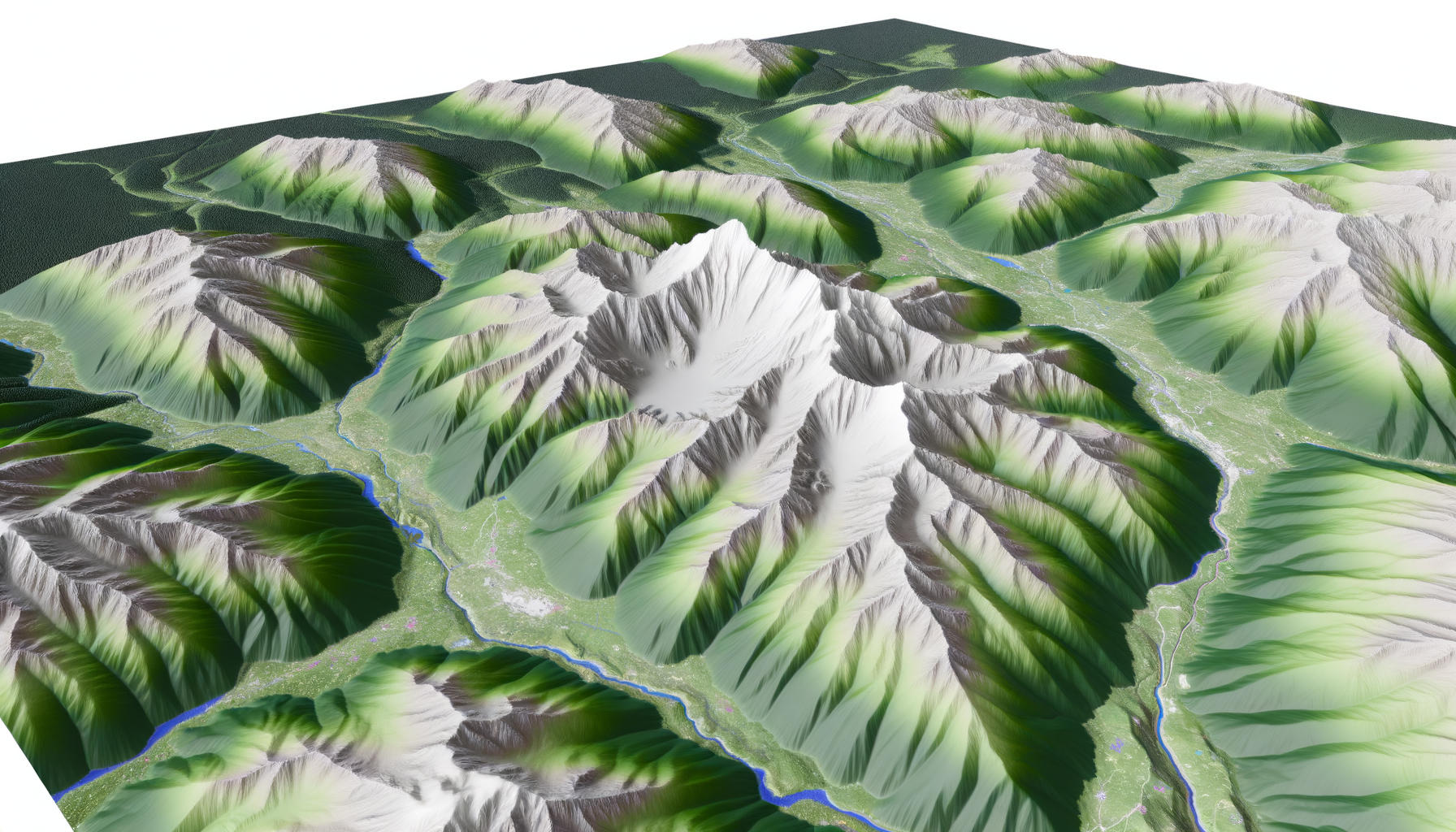 Accurate Mountain Scale: TESTPLAY 3D Maps Precision