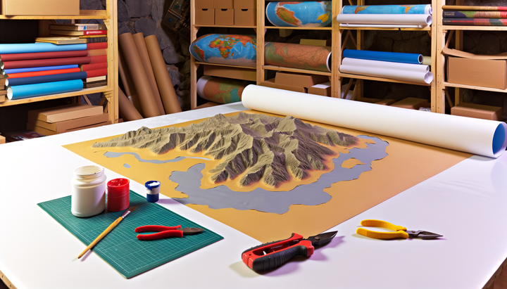 DIY Raised Relief Map Projects for Enthusiasts