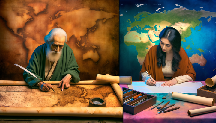 From Parchment to Paper: The Materials of Mapmaking