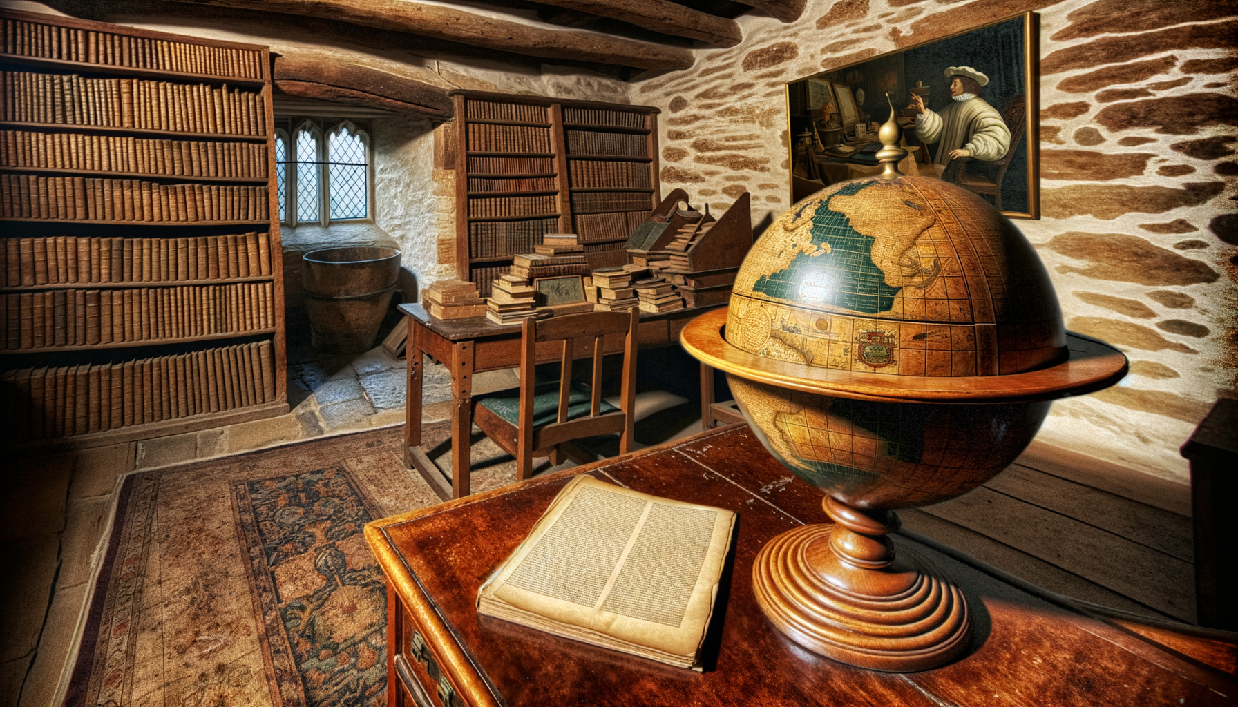 The History of globes in Art and Literature