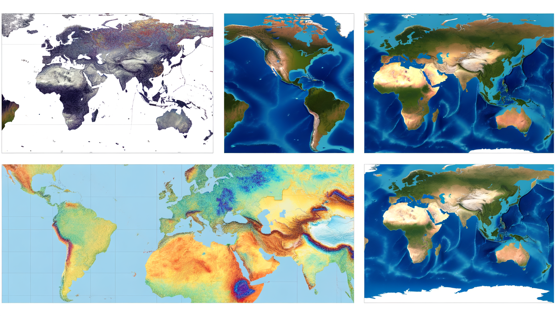 Different Styles of Maps: From Topographic to Thematic