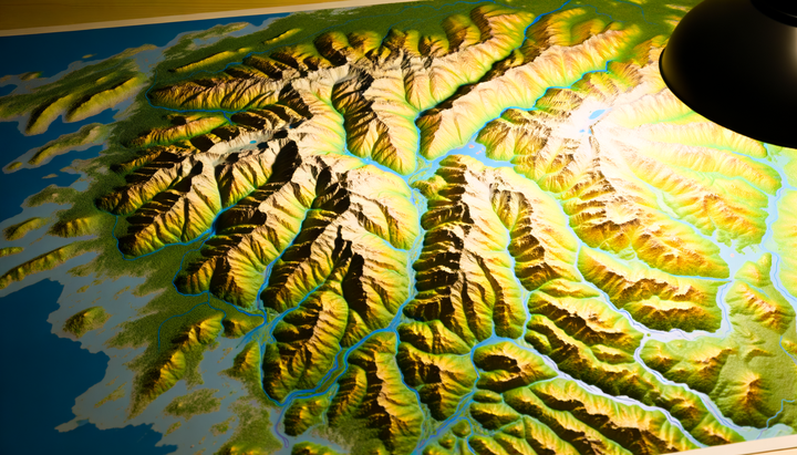 Mapping Mountains: How Relief Maps Bring Terrain to Life