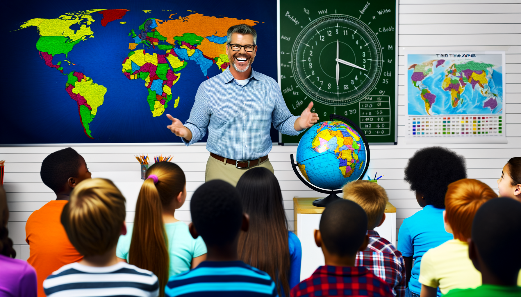 Using Globes to Teach About Time Zones