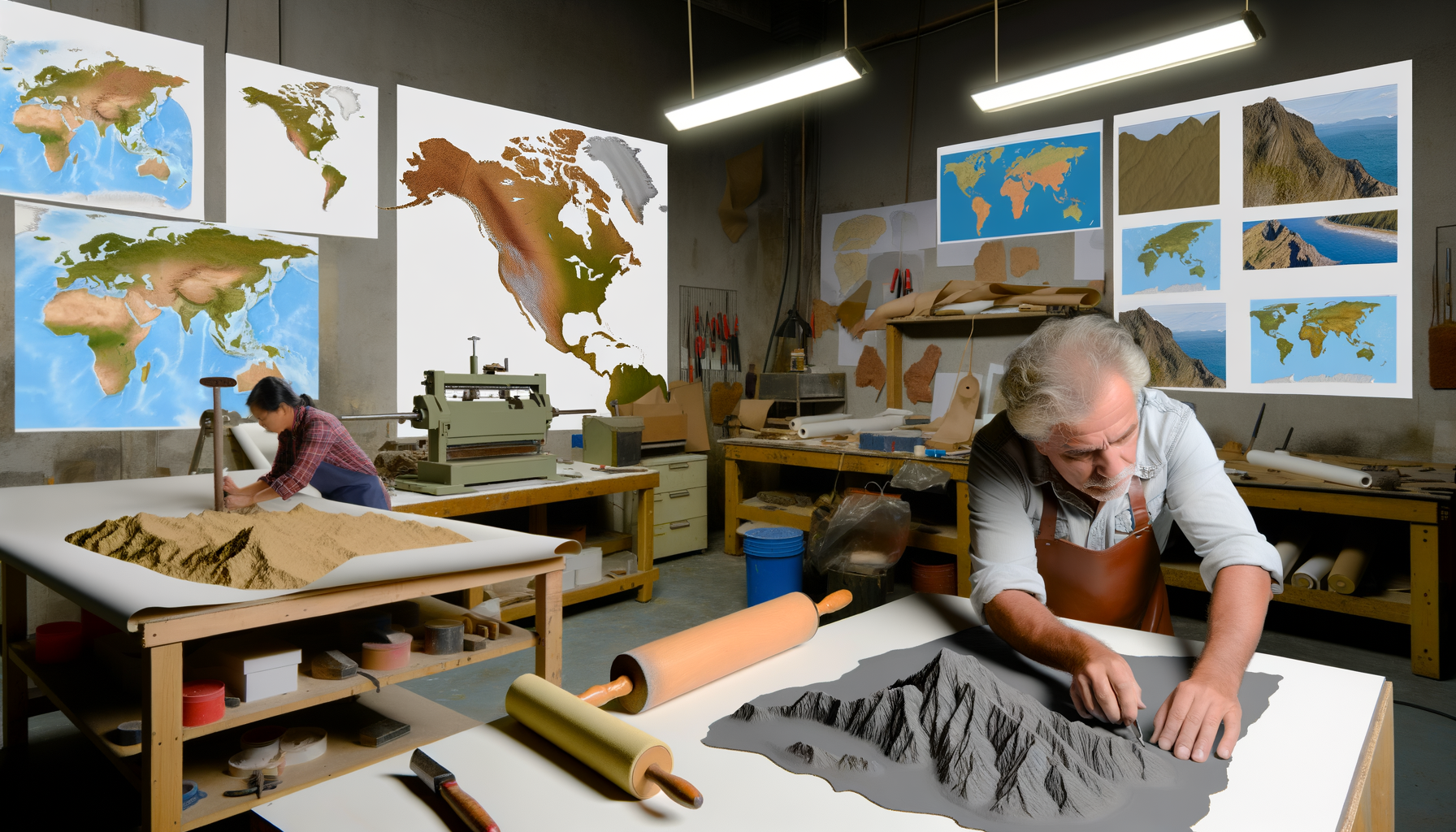 How Raised Relief Maps Are Made: Behind the Scenes
