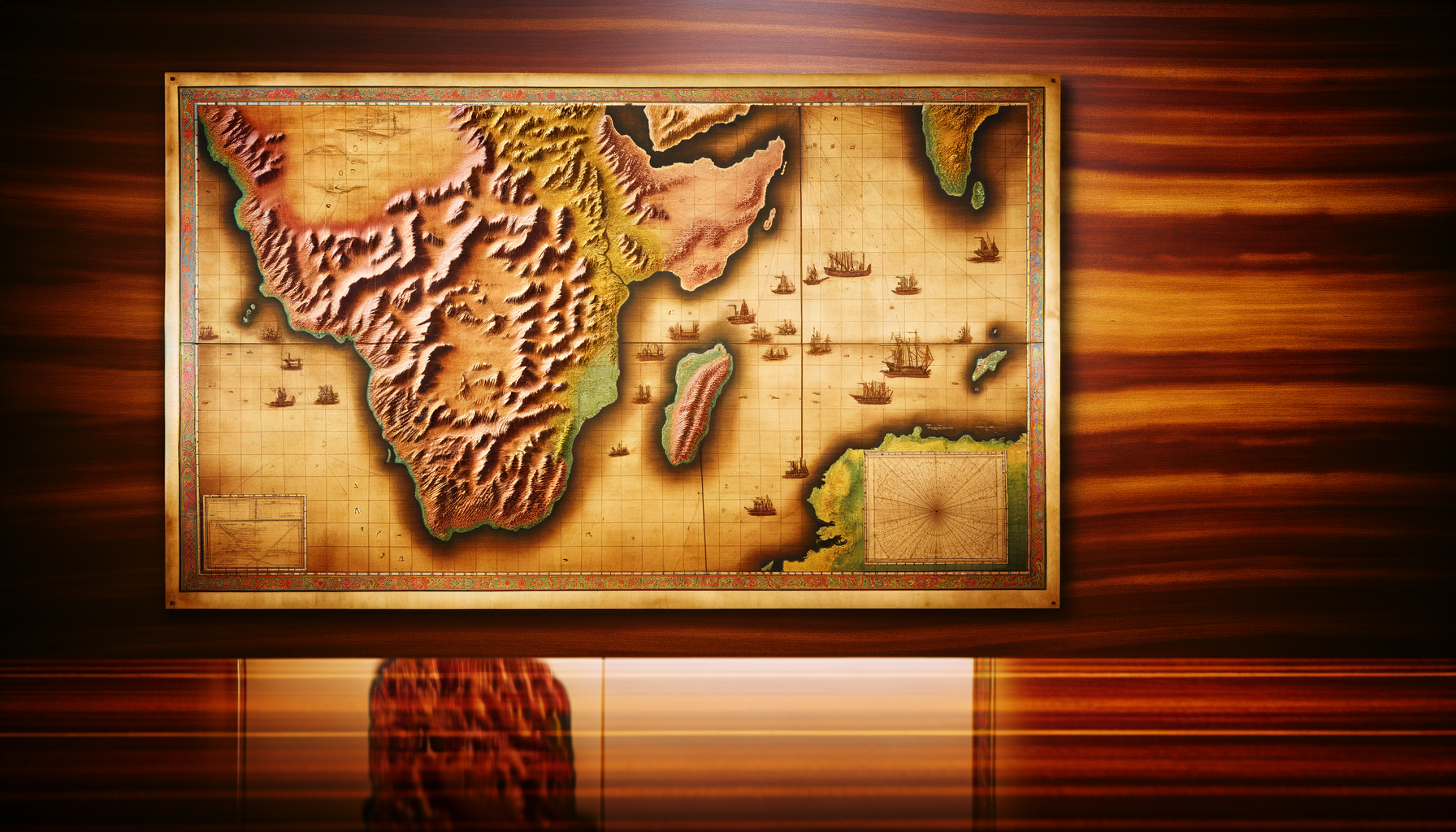 Most Beautiful Antique Raised Relief Maps