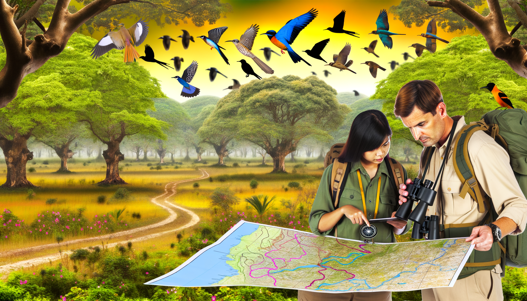 Using Maps for Birdwatching and Wildlife Tracking