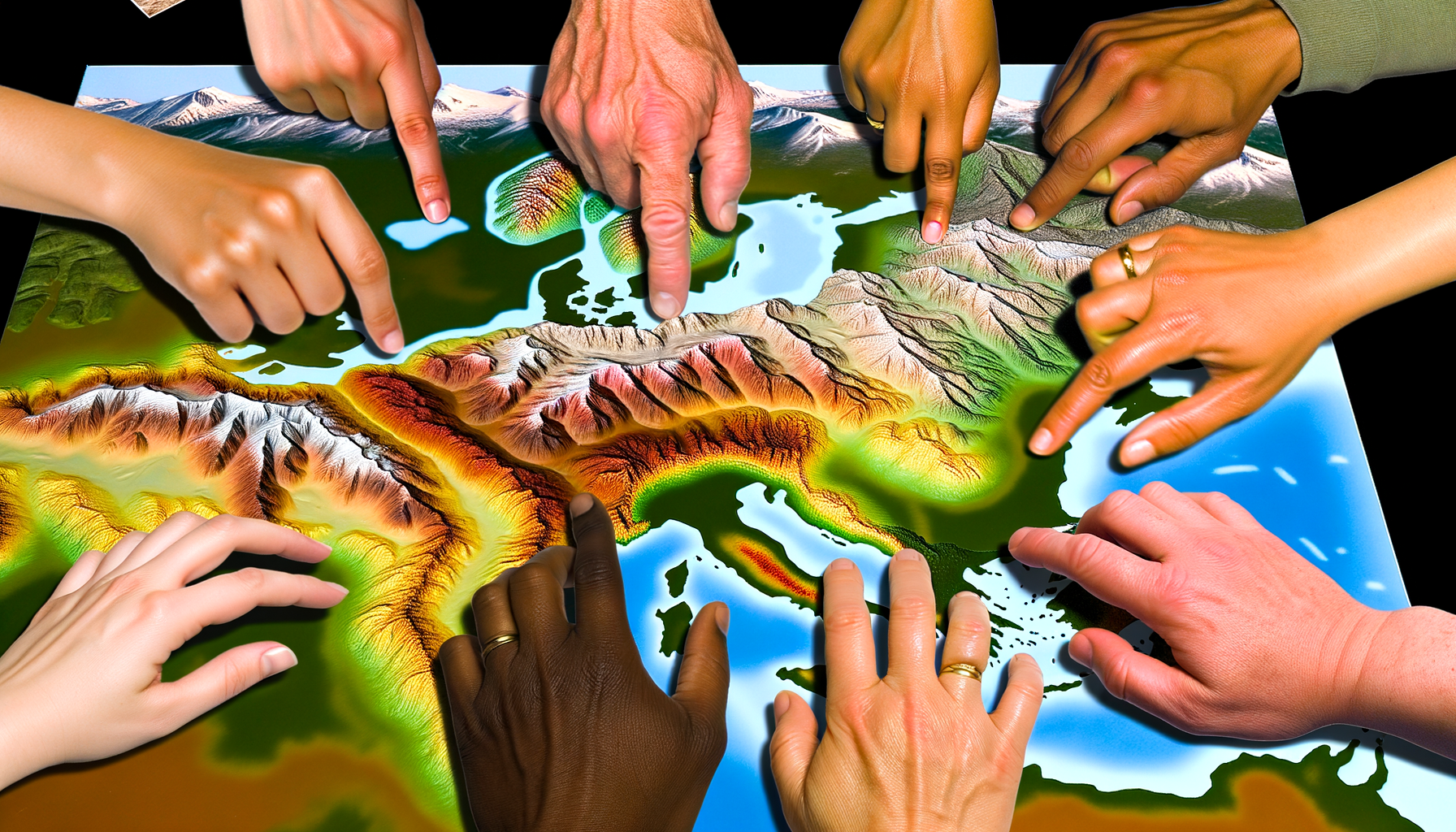 The Tactile Experience: Learning with Your Hands on a Raised Relief Map