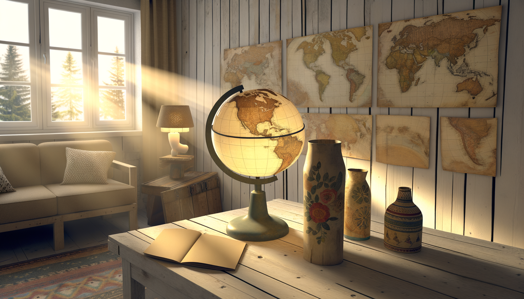 DIY Projects with Old Maps and Globes
