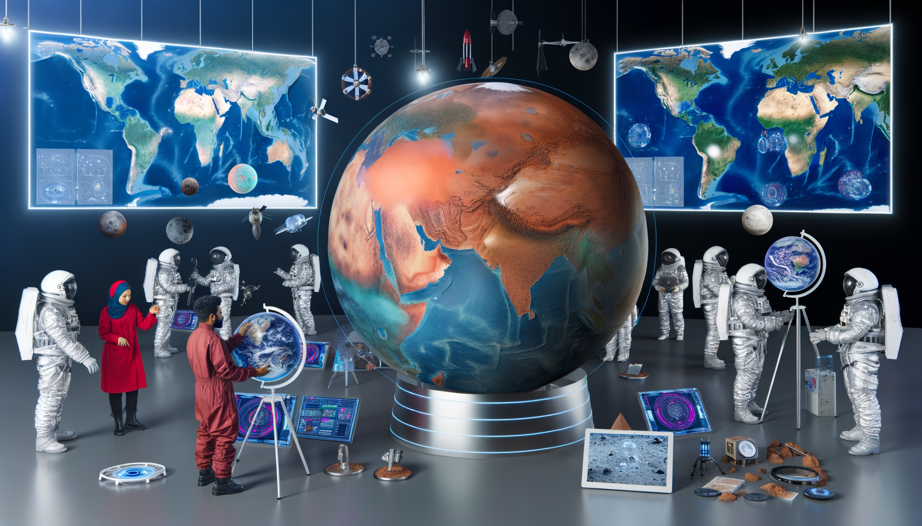 The Role of Globes in Space Exploration