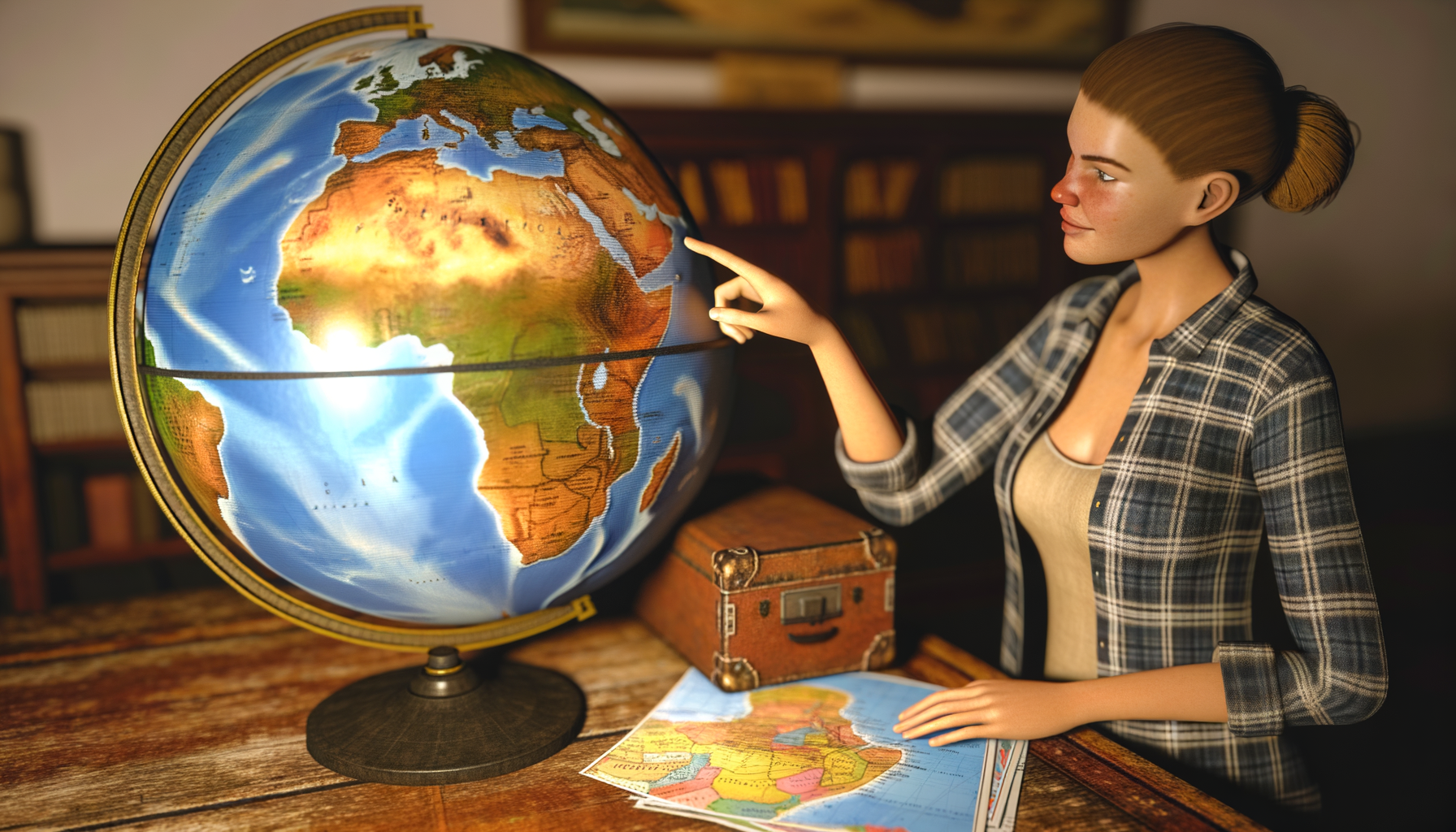 Exploring Continents and Countries with Your Globe