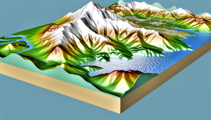 Custom Raised Relief Maps: Bringing Your Favorite Landscape to Life