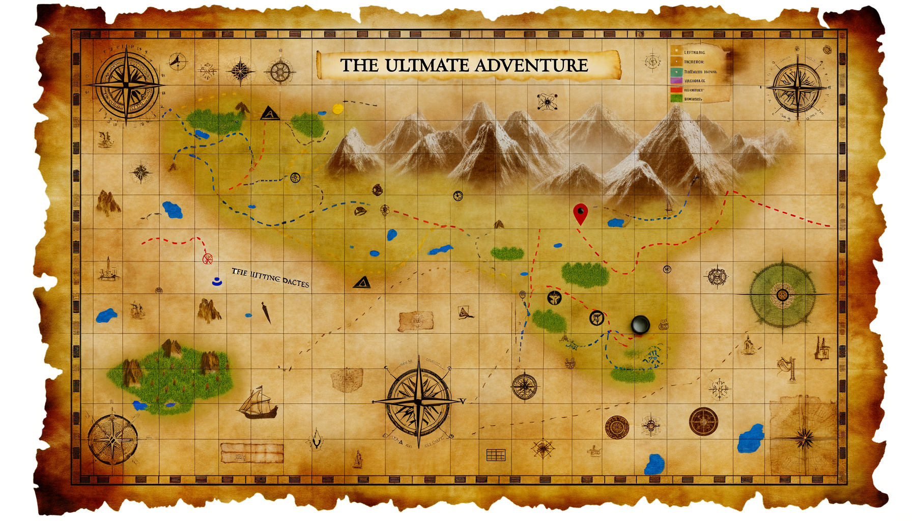TESTPLAY Maps: The Ultimate Adventure Decor Piece