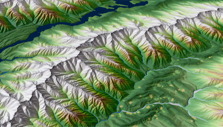 Raised Relief Maps as Works of Art