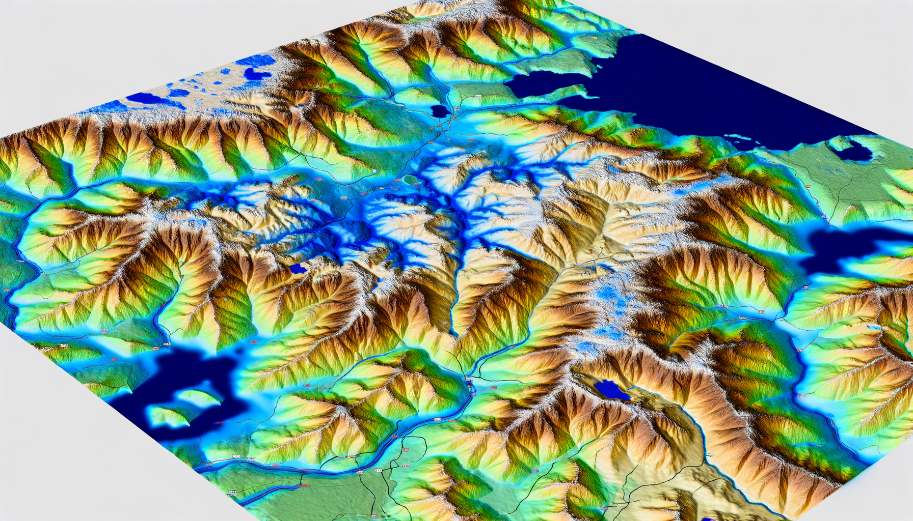 The Accuracy and Detail of Modern Raised Relief Maps