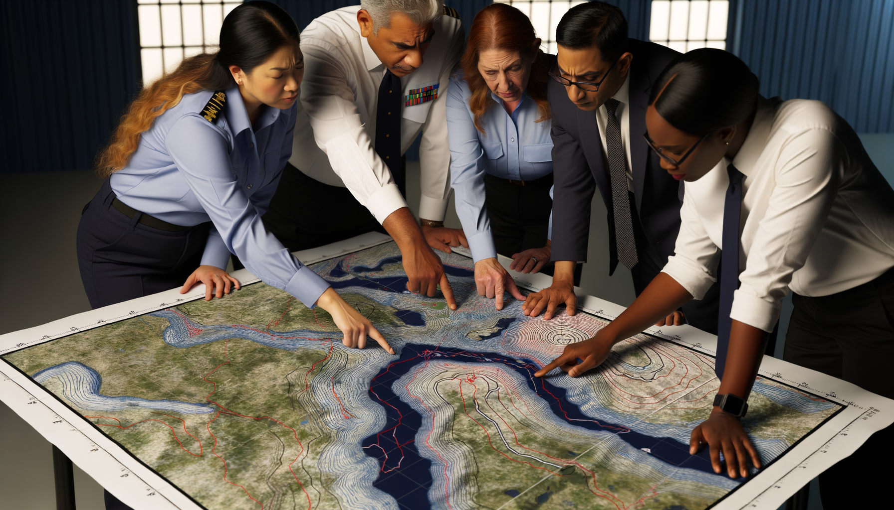 How Topographic Maps Help with Disaster Preparedness