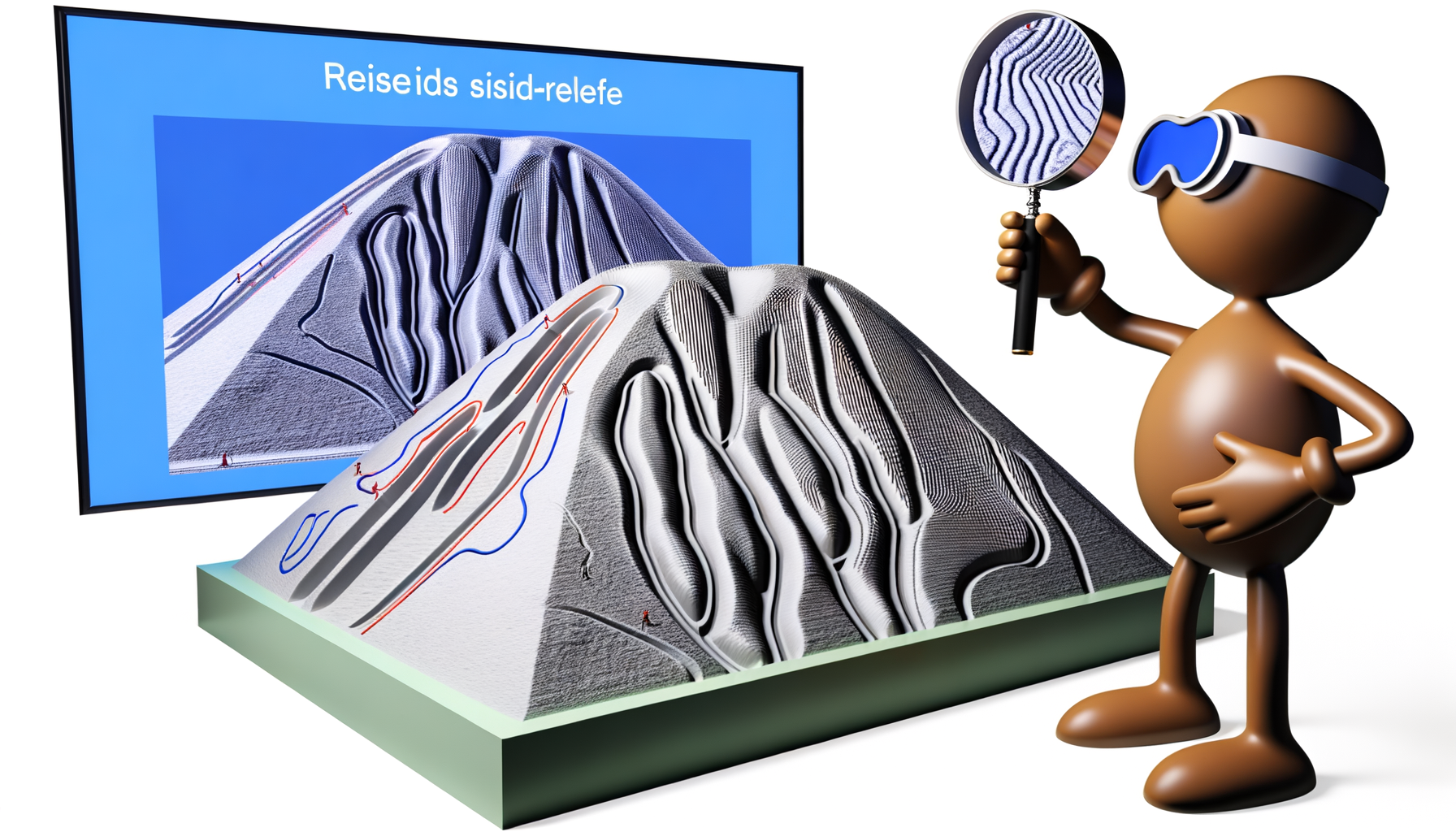 Why Raised Relief? TESTPLAY Explains 3D Ski Maps