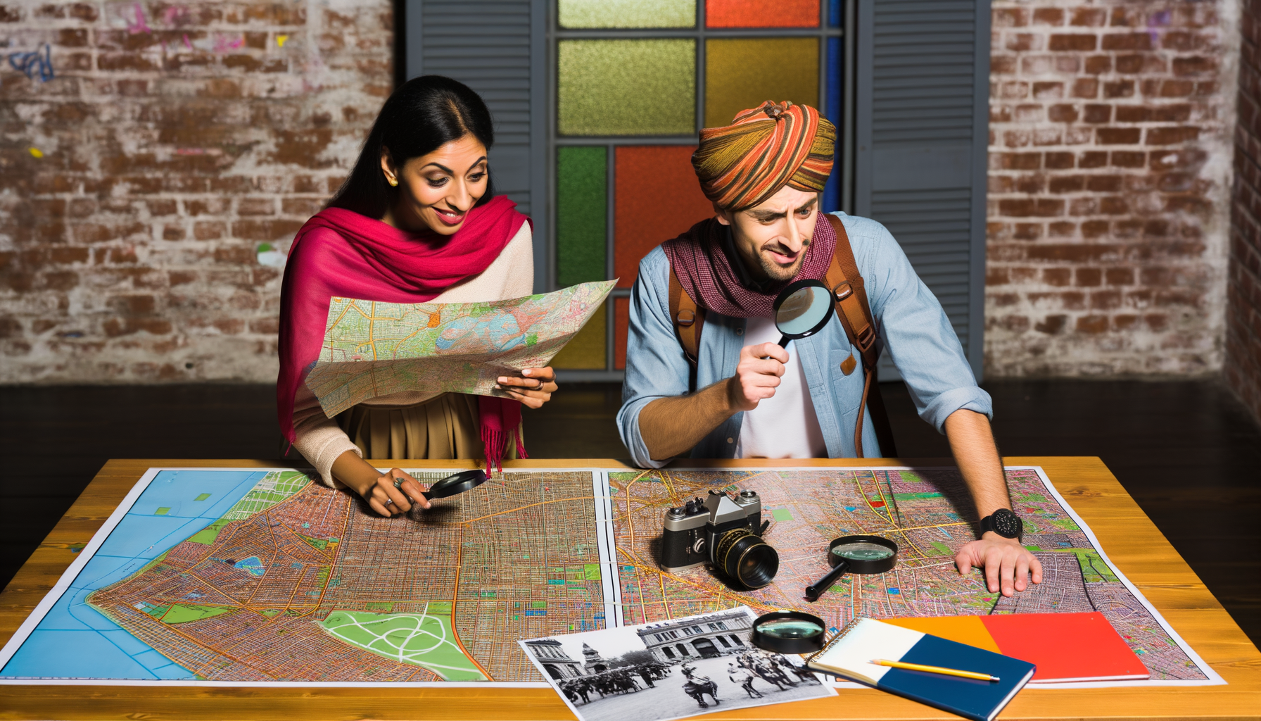 Using Maps for Urban Exploration and Discovery