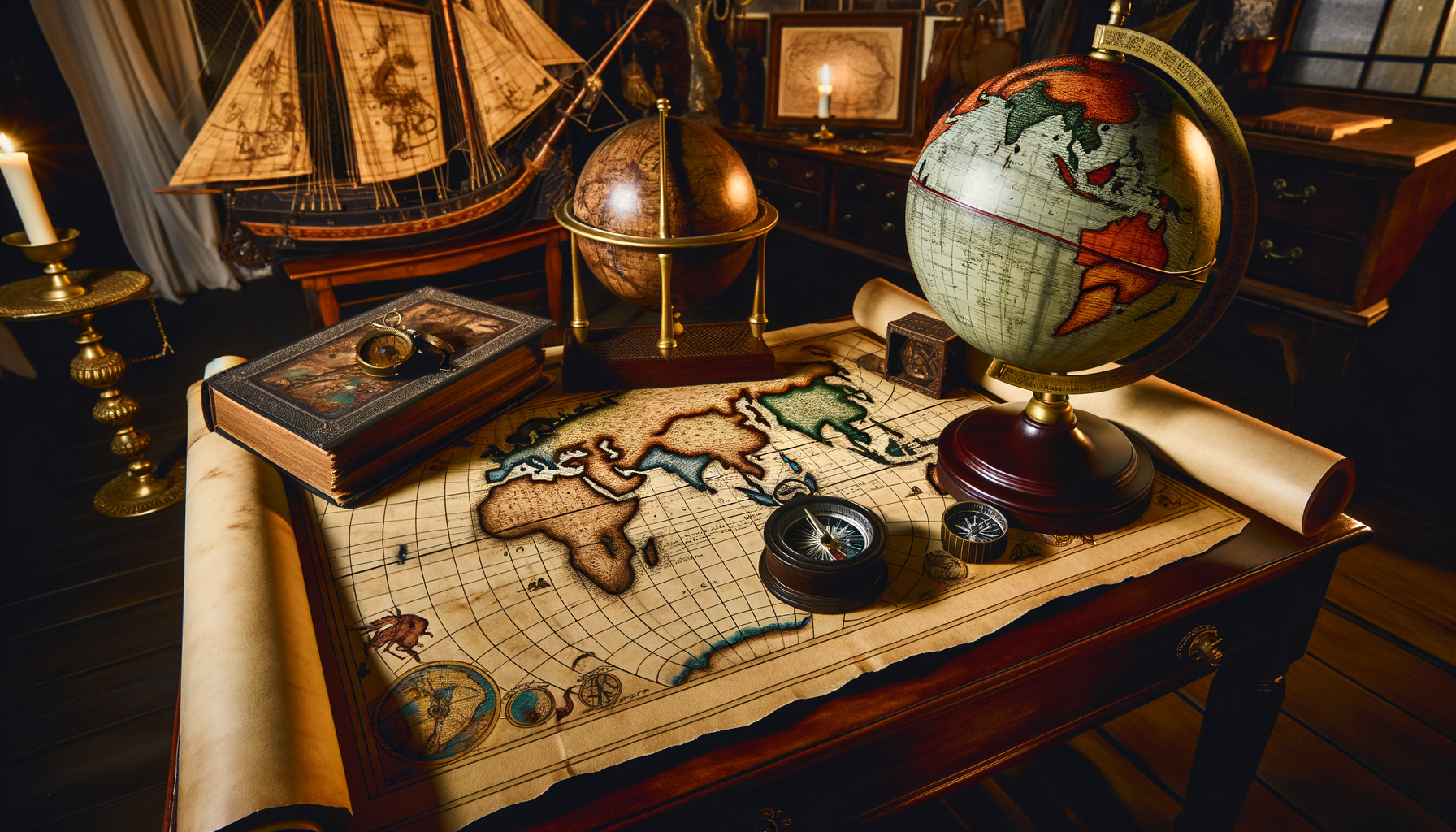 Maps and Globes: Symbols of Knowledge and Adventure