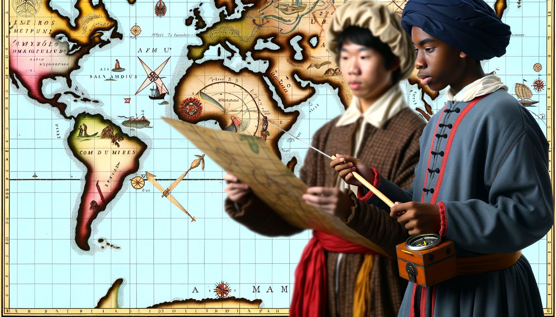 Famous Explorers and Their Historic Maps