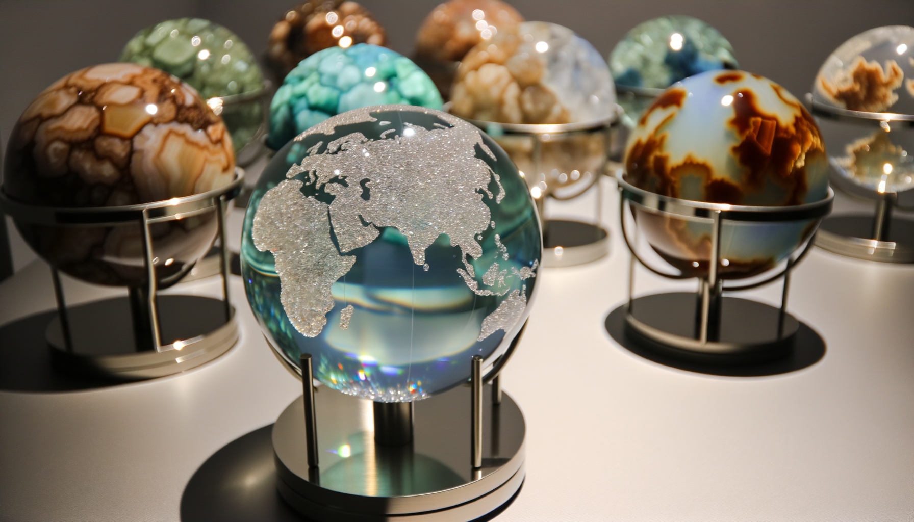 The Allure of Crystal and Gemstone Globes