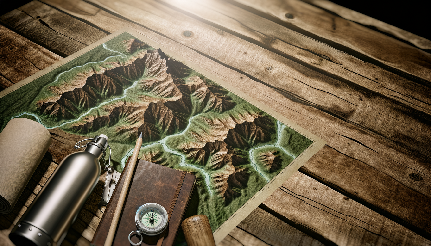 Raised Relief Maps for the Adventurer: Planning Your Treks