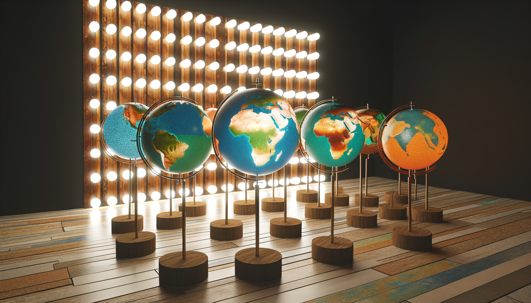 Finding Globes Made from Recycled or Sustainable Materials