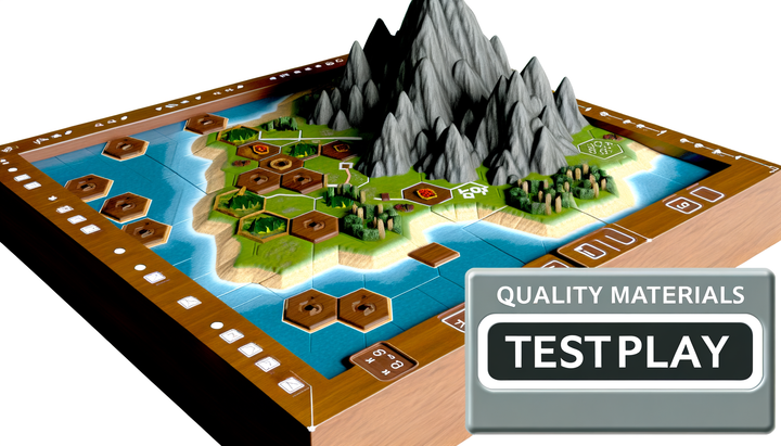 Quality Materials in TESTPLAY Raised Relief Maps