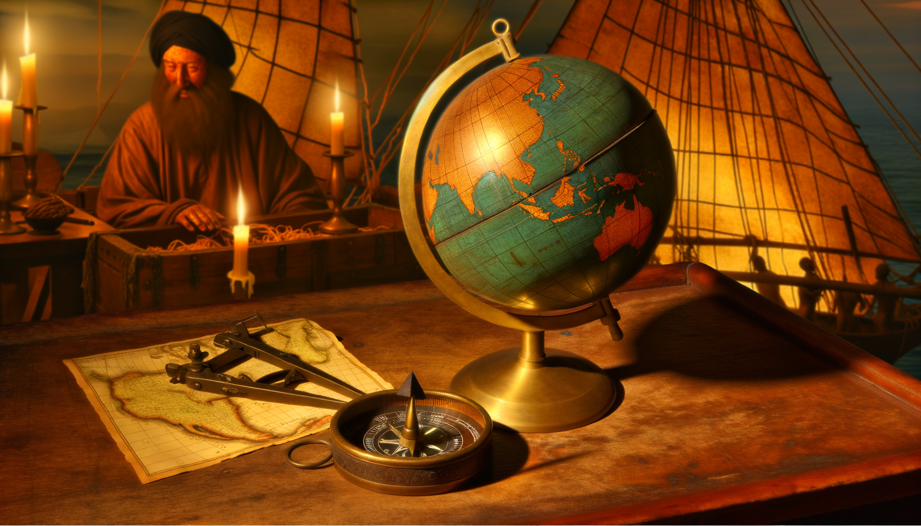 The Role of Globes in Ancient Navigation