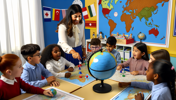 Teaching Children About Geography with Interactive Maps and Globes