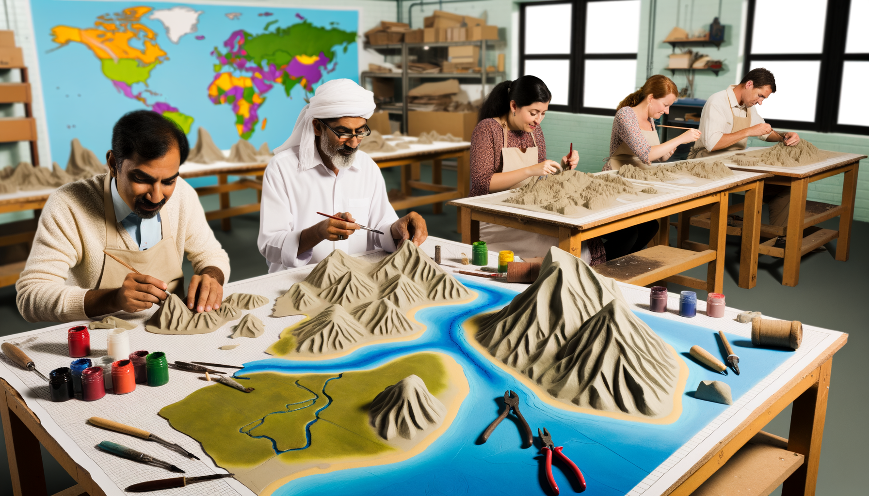Crafting Landscapes: The Making of Raised Relief Maps